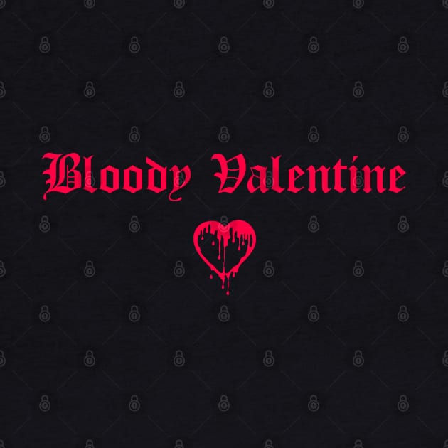 Bloody Valentines Day Emo Goth Bleeding Heart Grunge Aesthetic by btcillustration